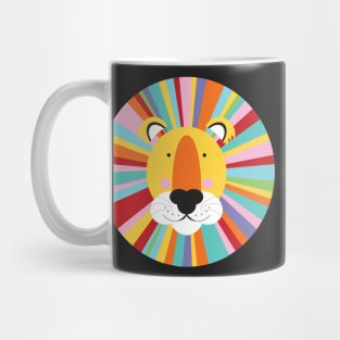 Rainbow lion Mug